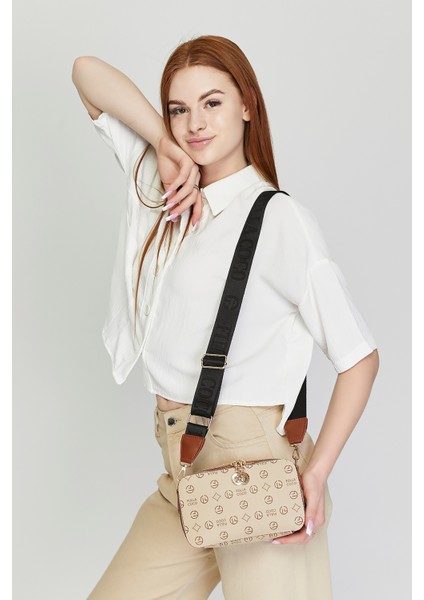 Kadın Üç Bölmeli Ayarlanabilir Çarpraz Kolon Askılı Omuz Çantası modelleri