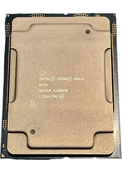 Xeon Gold 6134 Cpu Işlemci Kutusuz Tray