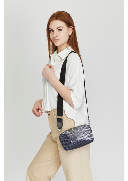 Kadın Üç Bölmeli Ayarlanabilir Çarpraz Kolon Askılı Omuz Çantası fiyatları