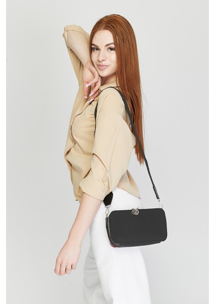 Kadın Üç Bölmeli Ayarlanabilir Çarpraz Kolon Askılı Omuz Çantası modelleri