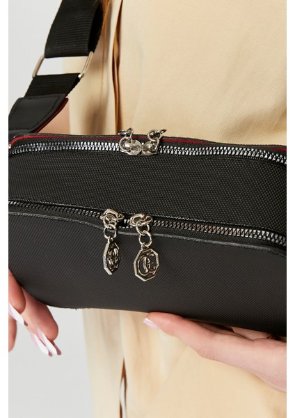 Kadın Üç Bölmeli Ayarlanabilir Çarpraz Kolon Askılı Omuz Çantası indirimleri