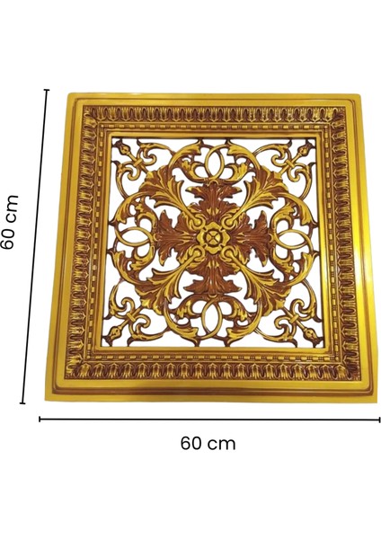 LED Döşenebilir Asma Tavan Uyumlu 60X60 Dekoratif Avangart Tavan Paneli