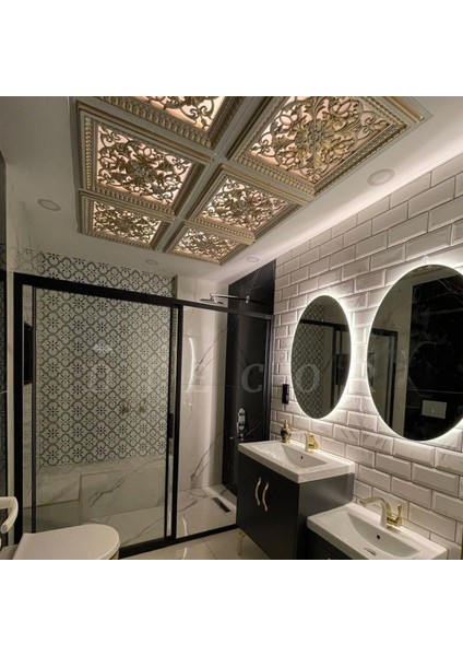 LED Döşenebilir Asma Tavan Uyumlu 60X60 Dekoratif Avangart Tavan Paneli