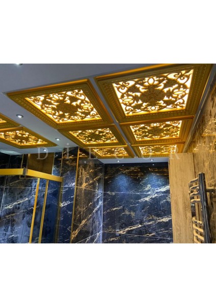 LED Döşenebilir Asma Tavan Uyumlu 60X60 Dekoratif Avangart Tavan Paneli