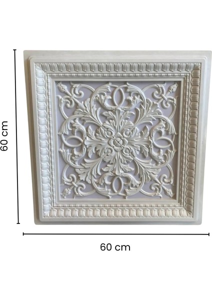 LED Döşenebilir Asma Tavan Uyumlu 60X60 Dekoratif Avangart Tavan Paneli