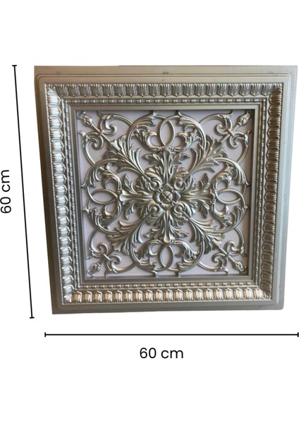 LED Döşenebilir Asma Tavan Uyumlu 60X60 Dekoratif Avangart Tavan Paneli