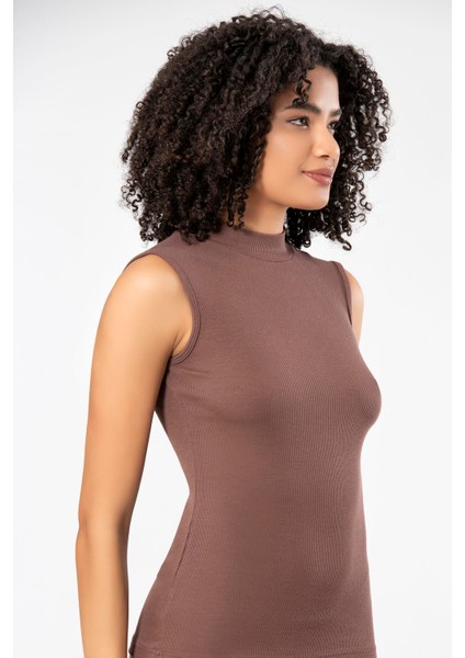 Erdem Weweus Kahve Viskon Kaşkorse Balıkçı Yaka T-Shirt fırsatları