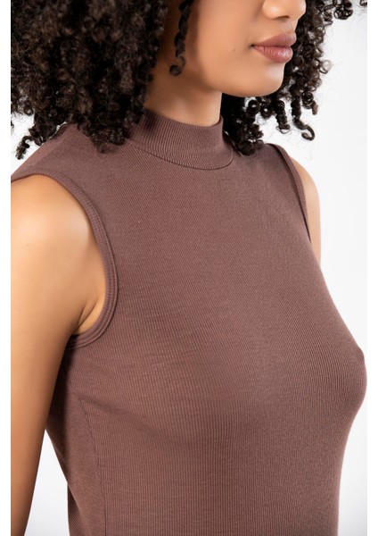 Erdem Weweus Kahve Viskon Kaşkorse Balıkçı Yaka T-Shirt indirimleri