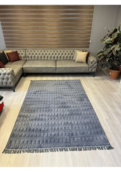 Tavşan Tüyü Yumuşak Keçeleşmez Kaymaz Dekoratif Bella Ithal Kalite Post Halı