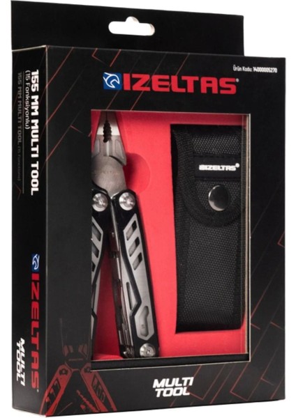 Multi Tool 15 Fonksiyonlu 155 mm Çok Amaçlı Pense Çakı Seti