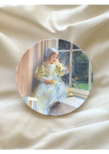 Duvar Tabağı Vintage Modern Ev Dekorasyonu Dekoratif Duvar Süsütablo Hediyelik Portre