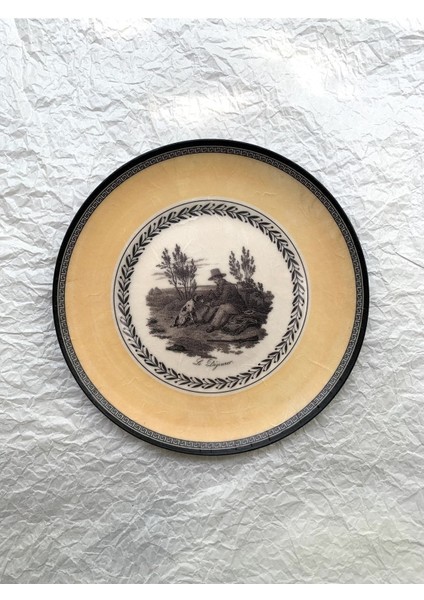 Vintage Dekoratif Duvar Tabaği Bahçe Balkon Mutfak Salon Duvar Süsü NO:126