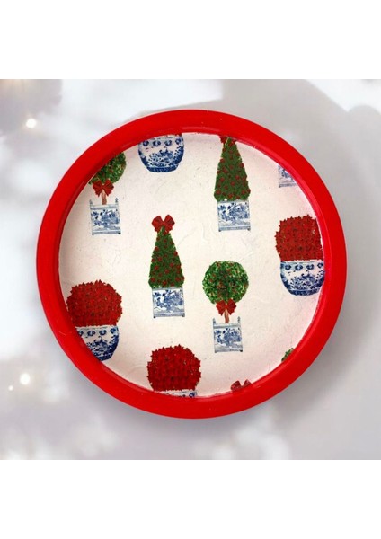 Kurumsal Hediyelik Yeni Yıl Yılbaşı Christmas Bardak Altlığı 14 cm Mumluk Kutulu Hediye fiyatları