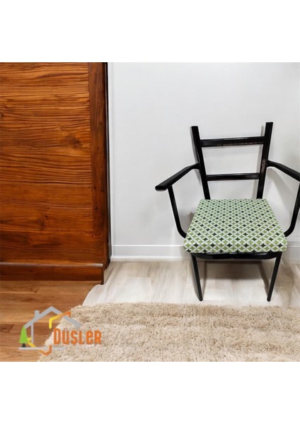 40*40 Yeşil Desenli Sandalye Minderi fiyatları