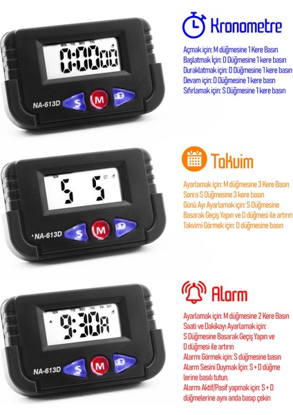 2li Set Şarjlı Masa Lambası + Kronometreli Öğrenci Saati Renk Ayarlı Ders Çalışma Okuma Lambası Q108 fırsatları
