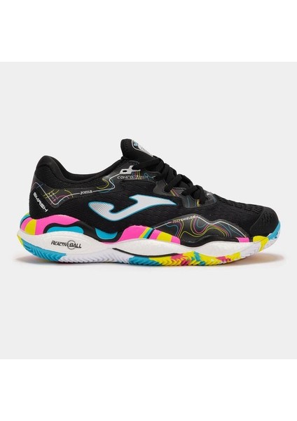 Smash Men 2591 Negro Multicolor Toprak Kort Erkek Tenis Ayakkabısı TSMAS2591C