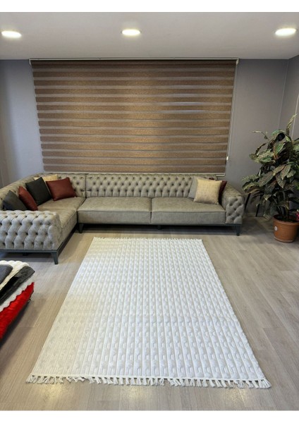 Tavşan Tüyü Yumuşak Keçeleşmez Kaymaz Dekoratif Bella Ithal Kalite Post Halı