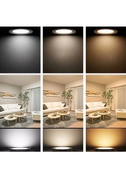 2 Adet Beyaz Kasa Beyaz Işık 5 Watt Sıva Altı Gömme Cob LED Spot Lamba Panel fırsatları
