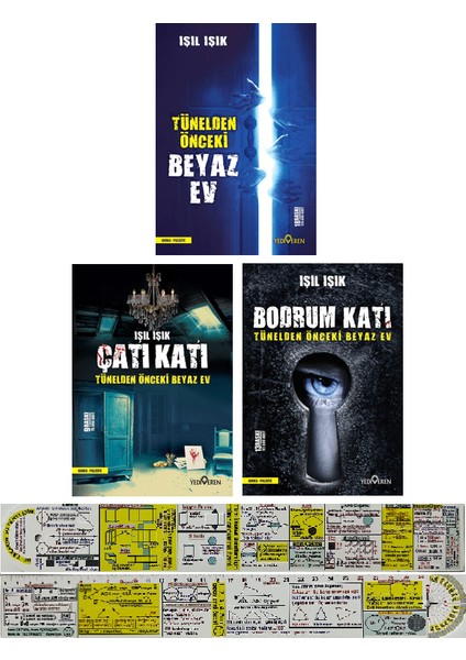 Tünelden Önceki Beyaz Ev 3 Kitap Set (Matematik Öğreten Cetvel) - Işıl Işık