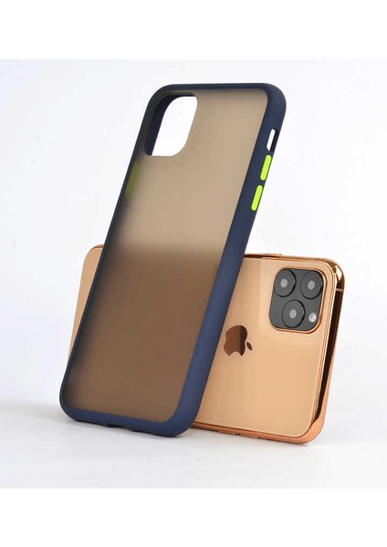 Apple iPhone 12 Uyumlu Kılıf Mat Renkli Parmak Izi Yapmayan Özel Tasarım Fri Silikon