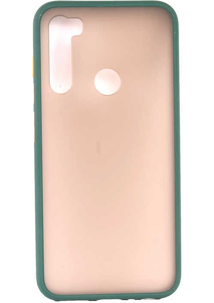 Redmi Note 8 Uyumlu Kılıf Mat Renkli Parmak Izi Yapmayan Özel Tasarım Fri Silikon