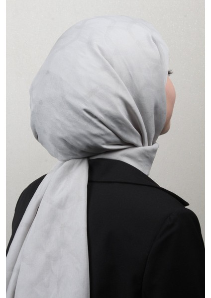 Gri Cotton Pamuk Şal 971