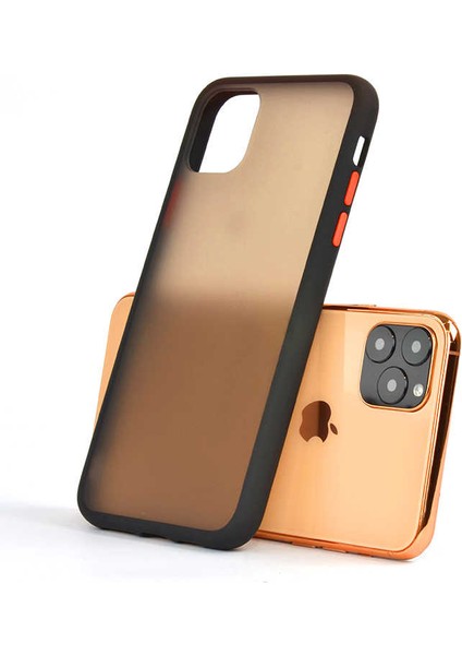 Apple iPhone 12 Pro Uyumlu Kılıf Mat Renkli Parmak Izi Yapmayan Özel Tasarım Fri Silikon