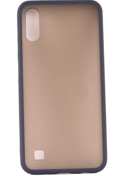 Galaxy A10 Uyumlu Kılıf Mat Renkli Parmak Izi Yapmayan Özel Tasarım Fri Silikon