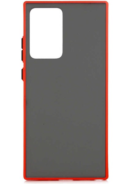 Galaxy Note 20 Ultra Uyumlu Kılıf Mat Renkli Parmak Izi Yapmayan Özel Tasarım Fri Silikon