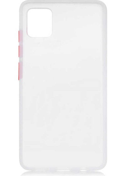 Galaxy A81 (Note 10 Lite) Uyumlu Kılıf Mat Renkli Parmak Izi Yapmayan Özel Tasarım Fri Silikon