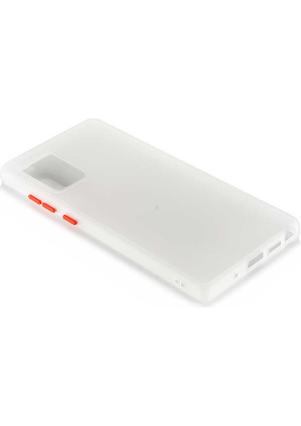 Oppo A92 Uyumlu Kılıf Mat Renkli Parmak Izi Yapmayan Özel Tasarım Fri Silikon Kapak