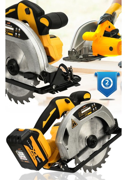 Germany Sharpness Series 992V 70AH Çift Akülü Batarya Sunta Kesme Daire Testere Makinesi