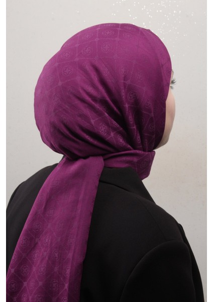 Mürdüm Cotton Pamuk Şal 992