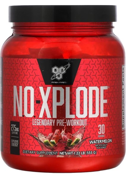 , No-Xplode, Efsanevi Antrenman Öncesi, Karpuz, 1,22 Lb (555 G).usa Vers.