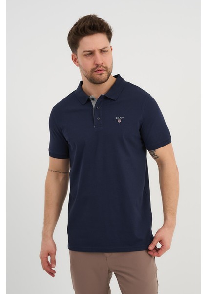 Erkek Polo Yaka Düğme Detaylı T-Shirt (2201-110) fırsatları