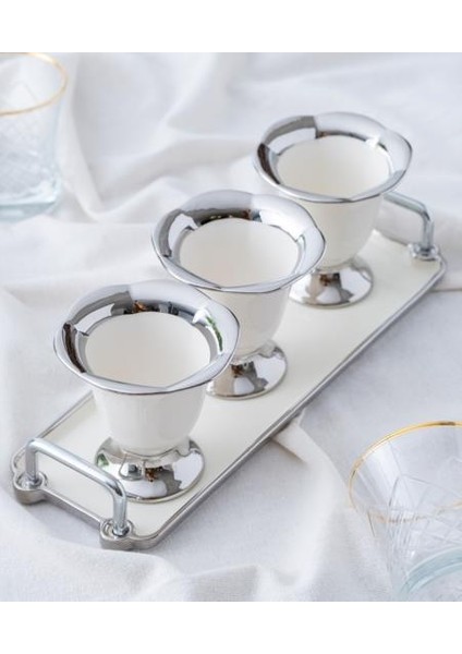 Safıra Gümüş Tepsili 4 Parça Sosluk/Reçellik fiyatları