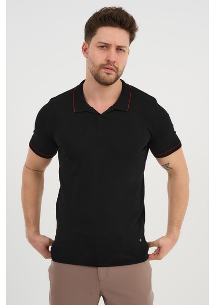 Resort Yaka Triko T-Shirt modelleri