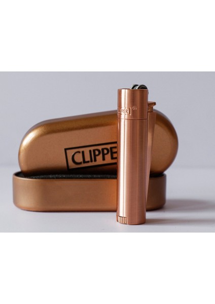 İsme Özel CLİPPER Çakmak Özel Kutulu Rose Gold