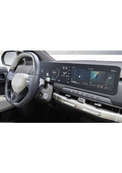Kia Ev3 Dijital Gösterge ve Navigasyon Uyumlu Nano Ekran Koruyucu 2024 2025