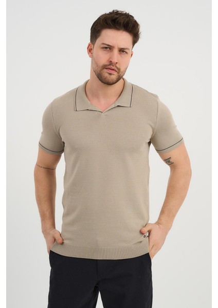 Resort Yaka Triko T-Shirt fırsatları