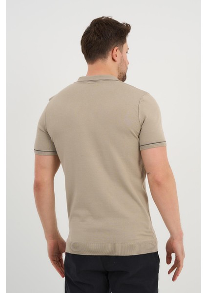 Resort Yaka Triko T-Shirt indirimleri