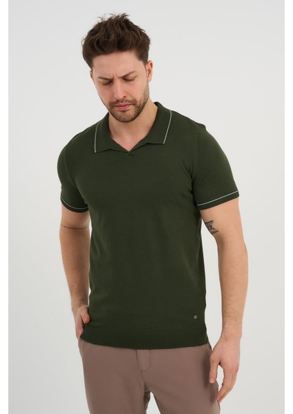 Resort Yaka Triko T-Shirt fırsatları