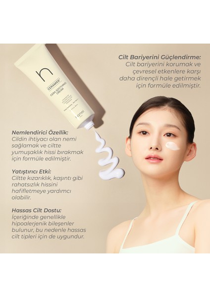 Ceramide Cera Soothing Cream Nemlendirici Yatıştırıcı Hassas Cilt Krem Kore 80ml modelleri