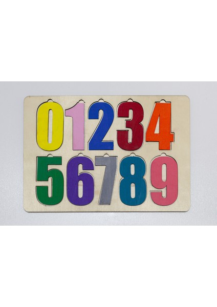 Ahşap Montessori Eğitici Sayılar Oyuncak | 3-4-5 Yaş Matematik Öğrenme Seti