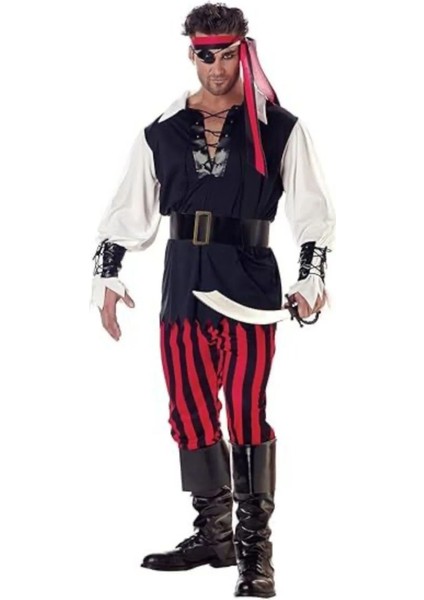 KADIKÖY KOSTÜM Yetişkin Korsan Kostümü
