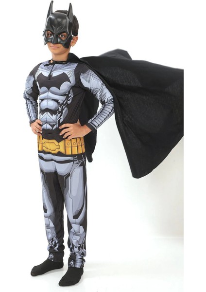 KADIKÖY KOSTÜM Çocuk Batman Kaslı Kostüm