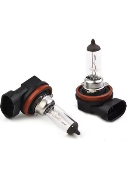 2 Adet H11 Far Sis Ampul Standart Işık Halojen Ampul 12V 55W