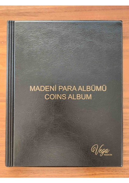 200 Adet Yerli Madeni Para Albümü Koleksiyon Siyah