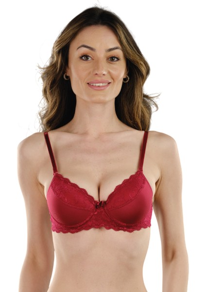 Iç Giyim Kadın Dantel Detaylı Destekli Sütyen 170 modelleri