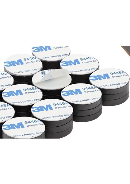 50 Adet 15X3MM Köpük Bantlı Mıknatıs Dekoratif Buzdolabı Magneti Hediyelik Ferrit Magnet